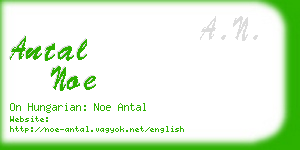 antal noe business card